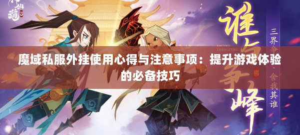 魔域私服外挂使用心得与注意事项：提升游戏体验的必备技巧